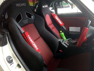 DAIHATSU�@�R�y���@L880K�@�Ɂ@RECARO�i���J���j�@SR-7�@GK100�@BK/RED�@�V�[�g�q�[�^�[�t���@����