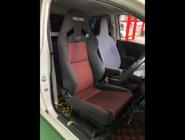 DAIHATSU�@�~���o���@L275V�i2015�N�j�@�Ɂ@RECARO�i���J���j�@SR-7F�@GK100�@BK/RED�@A/R�@����