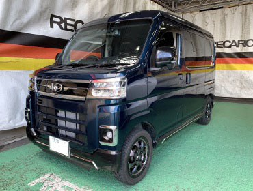 DAIHATSU�@�A�g���[�@S700V�i2022�N�j�@�Ɂ@RECARO�i���J���j�@SR-7F�@GK100�@BK/�u���[�@�A�[�����X�g�t���@�~���E�@����
