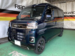 DAIHATSU�@�A�g���[�@S700V�i2022�N�j�@�Ɂ@RECARO�i���J���j�@SR-7F�@GK100�@BK/�u���[�@�A�[�����X�g�t���@�~���E�@����