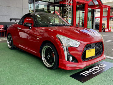 DAIHATSU�@�R�y�����[�u�@LA400K�i2014�N�j�@�Ɂ@RECARO�i���J���j�@RS-GS�@RED�@����