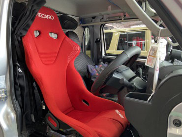 DAIHATSU�@�n�C�[�b�g�W�����{�@3BD-S510P�i2023�N�j�@�Ɂ@RECARO�i���J���j�@RS-GS�@RED�@����