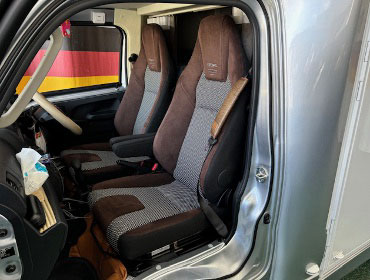 DAIHATSU�@�i�n�b�s�[�����v���X�j�@�n�C�[�b�g�g���b�N�@�L�����s���O�J�[�@S510P�i2023�N�j�@�Ɂ@RECARO�i���J���j�@LX-F�@WU110�@A/R�@�u���E���@�A�[�����X�g�t���@���@LX-F�@WU110�@A/R�@�u���E���@���ʃV���[�g�J�b�g���H�@����