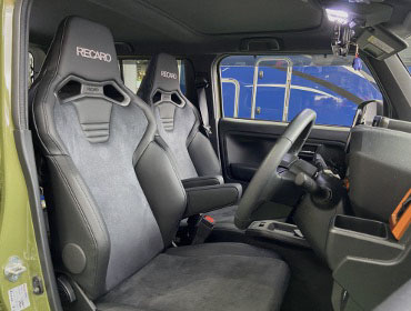 DAIHATSU�@�^�t�g�@LA910S�i2020�N�j�@�Ɂ@RECARO�i���J���j�@SR-C�@UT100H�@A/R�@BK�@�V�[�g�q�[�^�[�t���@�A�[�����X�g�t���@�~���E�@����