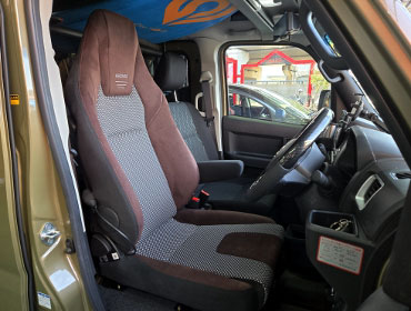 DAIHATSU�@�A�g���[�@S710V�i2024�N�j�@�Ɂ@RECARO�i���J���j�@LX-F�@WU110H�@A/R�@�u���E���@�A�[�����X�g�t���@����