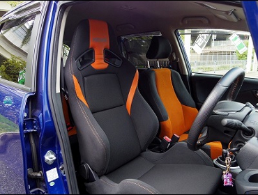RECARO�i���J���V�[�g�j�@HONDA�@�t�B�b�g�@GE8�Ƀ��J���@SR-7�@Lassic �I�����W�@����