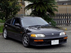 RECARO�i���J���V�[�g�j�@HONDA�@CR-X�@EF8�Ƀ��J���@SR-7F KK100�@BK�@����