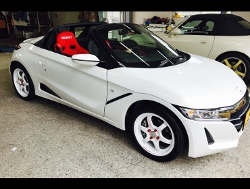 RECARO�i���J���V�[�g�j�@HONDA�@S660�Ƀ��J���@TS-GS�@�V�[�g�q�[�^�[�t���@RED�@����