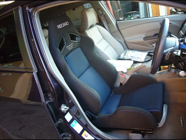 HONDA�@�C���T�C�g�@ZE10�@�Ɂ@RECARO�i���J���j�@SR-7�@GK100�@BL�@�V�[�g�q�[�^�[�t���@����