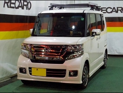 RECARO�i���J���V�[�g�j�@HONDA�@N-BOX�J�X�^���@JF1�@�Ɂ@RECARO�i���J���j�@SR-7�@Lassic�@BK�@����
