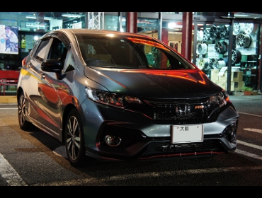 HONDA�@�t�B�b�gRS�i2018�N�j�@�Ɂ@RECARO�i���J���j�@SR-7F�@GK100�@BK/BK�@�V�[�g�q�[�^�[�t���@����