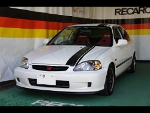 HONDA@‚ƒivic@EK3iRiji2000”Nj@‚É@RECAROiƒŒƒJƒj@SR-6@KK100S@RED@~¶‰E@‘•’…