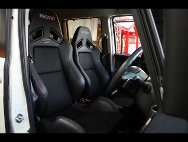 RECARO�i���J���V�[�g�j�@HONDA�@N-BOX�J�X�^���@JF1�i2013�N�j�@�Ɂ@RECARO�i���J���j�@SR-7�@���V�b�N�@BK�@���@SR-7F�@���V�b�N�@BK�@����