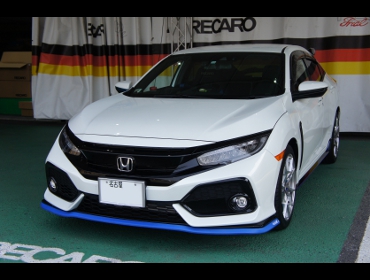 HONDA�@�V�r�b�N�@�n�b�`�o�b�N�@FK7�i2018�N�j�@�Ɂ@RECARO�i���J���j�@SR-7�@�A�h�o���X�G�f�B�V����2019�@�u���[�@����