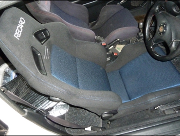 RECARO�i���J���V�[�g�j�@HONDA�@�C���e�O���@DC2�@�Ɂ@RECARO�i���J���j�@SR-7�@GK100�@BK/�u���[�@����