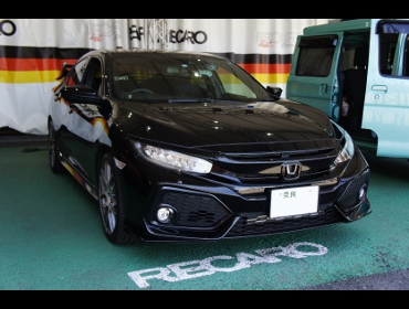 HONDA�@�V�r�b�N�@�n�b�`�o�b�N�@FK7�@�Ɂ@RECARO�i���J���j�@SR-7�@KK100�@BK�@����