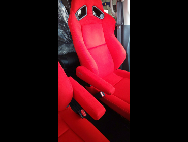 HONDA�@�t���[�h�@GB7�@�Ɂ@RECARO�i���J���j�@SR-7F�@KK100�@RED�@�A�[�����X�g�t���@����