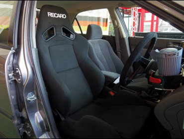 HONDA�@�A�R�[�h�@CF3�i2001�N9���j�@�Ɂ@RECARO�i���J���j�@SR-7�@KK100�@BK�@����
