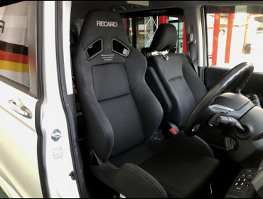 HONDA�@�X�e�b�v���S���@RK6�@�Ɂ@RECARO�i���J���j�@SR-7�@GK100�@BK/BK�@����
