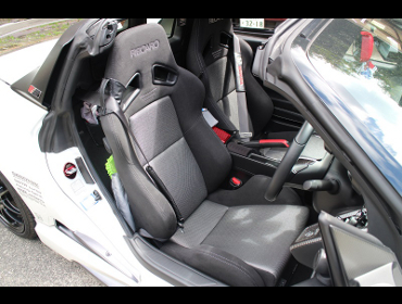 HONDA�@S660�@�Ɂ@RECARO�i���J���j�@SR-7�@GK100�@BK/SIL�@���@SR-7F�@GK100�@BK/SIL�@����