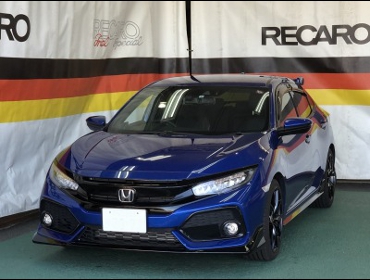 HONDA�@�V�r�b�N�@�n�b�`�o�b�N�@FK7�i2018�N�j�@�Ɂ@RECARO�i���J���j�@RS-G�@GK�@BK/SIL�@����