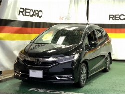 HONDA�@�t�B�b�g�V���g���@�Ɂ@RECARO�i���J���j�@SR-7F�@GK100�@BK/RED�@���@�G���S���h�@����