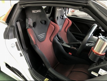 HONDA�@S660�@JW5�@�Ɂ@RECARO�i���J���j�@RS-G�@GK�@BK/RED�@�V�[�g�q�[�^�[�t���@���@TS-G�@GK�@BK/RED�@�V�[�g�q�[�^�[�t���@����