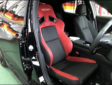 HONDA�@�V�r�b�N�@�n�b�`�o�b�N�@FK7�@�Ɂ@RECARO�i���J���j�@SR-7F�@GU100H�@RED�@����