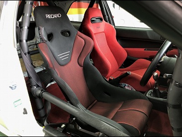 HONDA�@�V�r�b�N�@EK9�i2000�N�j�@�Ɂ@RECARO�i���J���j�@RS-G�@GK�@BK/RED�@����