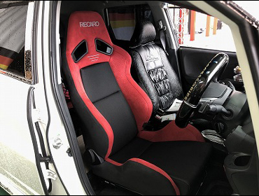 HONDA�@�t�B�b�g�@GE8�i2009�N�j�@RECARO�i���J���j�@SR-7�@GU100�@RED�@����