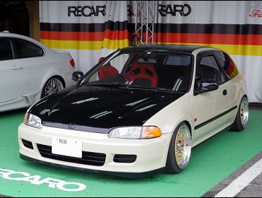 HONDA�@�V�r�b�N�@EG6�@�Ɂ@RECARO�i���J���j�@SR-7�@GU100�@RED�@����