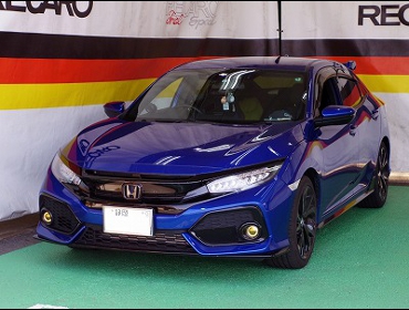 HONDA�@�V�r�b�N�@�n�b�`�o�b�N�@FK7�i2019�N�j�@�Ɂ@RECARO�i���J���j�@SR-7�@����@�A�h�o���X�G�f�B�V�����@�u���[�@����