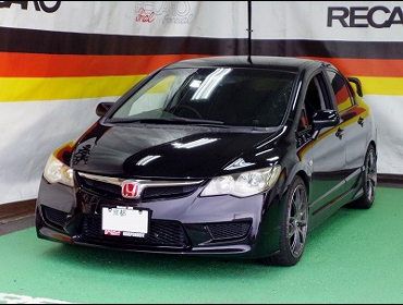 HONDA�@�V�r�b�N�^�C�vR�@FD2�i2009�N�j�@�Ɂ@RECARO�i���J���j�@RS-G�@GK�@BK/BK�@����