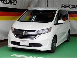 HONDA�@�t���[�h�v���X�@�n�C�u���b�h�@GB7�i2017�N�j�@�Ɂ@RECARO�i���J���j�@SR-7F�@GK100�@BK/�u���[�@����
