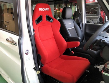 HONDA�@�X�e�b�v���S���@�X�p�[�_���f���[��X�@RP3�i2019�N�j�@�Ɂ@RECARO�i���J���j�@SR-7F�@KK100�@RED�@�V�[�g�q�[�^�[�t���@�A�[�����X�g�t���@����