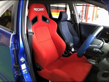 HONDA�@�t�B�b�g�@GE7�@�Ɂ@RECARO�i���J���j�@SR-7�@KK100�@RED�@����