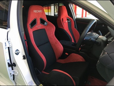 HONDA�@�V�r�b�N�@Type-R�@FK8�i2017�N�j�@�Ɂ@RECARO�i���J���j�@SR-7�@GU100�@RED�@����