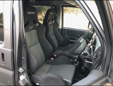 HONDA�@�o���X�z�r�I�@HM3�@�Ɂ@RECARO�i���J���j�@SR-7�@GK100�@BK/SIL�@�~���E�@����