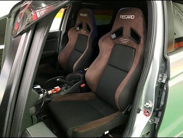 HONDA�@�t�B�b�g�@GP5�@�Ɂ@RECARO�i���J���j�@SR-7�@GU100H�@�u���E���@���@SR-7F�@GU100H�@�u���E���@����