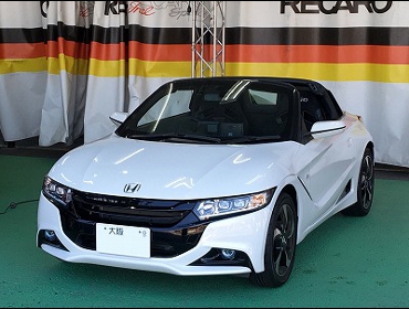 HONDA�@S660�@JW5�i2015�N�j�@�Ɂ@RECARO�i���J���j�@SR-7�@GU100�@BK�@�~���E�@����