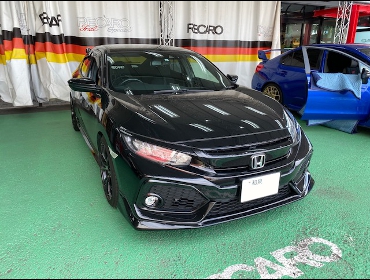 HONDA�@�V�r�b�N�@FK7�i2019�N�j�@�Ɂ@RECARO�i���J���j�@SR-7�@KK100�@BK�@����