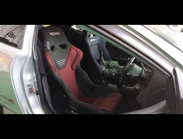 HONDA�@�C���e�O���@DC5�i2002�N�j�@�Ɂ@RECARO�i���J���j�@RS-G�@GK�@BK/RED�@����