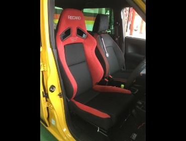 HONDA�@N-ONE�@RS�@JG3�i2020�N�j�@�Ɂ@RECARO�i���J���j�@SR-7F�@GU100H�@RED�@�V�[�g�q�[�^�[�t���@����
