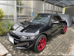 HONDA�@S660�@�Ɂ@RECARO�i���J���j�@TS-G�@GK�@BK/RED�@�V�[�g�q�[�^�[�t���@����