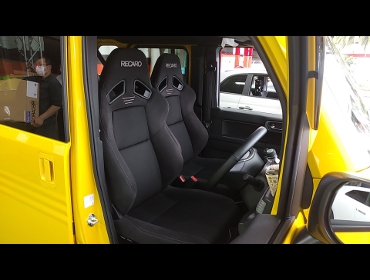 HONDA�@N-VAN�@JJ1(2021�N�j�@�Ɂ@RECARO�i���J���j�@SR-7F�@GK100�@BK/BK�@�~���E�@����