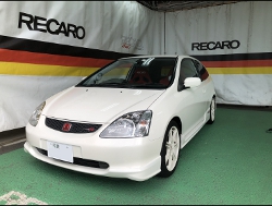 HONDA�@�V�r�b�N�@EP3�@�Ɂ@RECARO�i���J���j�@SR-7�@KK100�@RED�@�����@