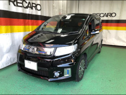 HONDA�@�t���[�h�X�p�C�N�@GP3�i2015�N�j�@�Ɂ@RECARO�i���J���j�@SR-7F�@KK100�@BK�@�A�[�����X�g�t���@����