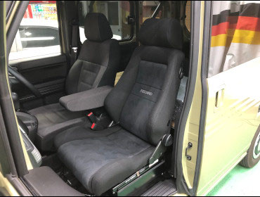 HONDA�@N-VAN�i2019�N�j�@�Ɂ@RECARO�i���J���j�@�G���S���hD�@BK�@����