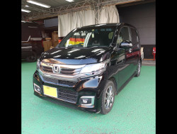 HONDA�@N-WGN�@JH1�@�Ɂ@RECARO�i���J���j�@LX-F�@WU110H�@BK�@����