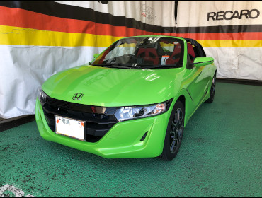 HONDA�@S660�@JW5�@�����V�[�g�q�[�^�[�t���ԁ@�Ɂ@RECARO�i���J���j�@SR-7�@GU100H�@RED�@�~���E�@����
